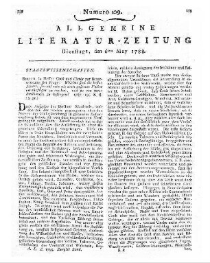 Steck, Johann Christoph Wilhelm von: Abmüßigungen. - Halle : Gebauer, 1787