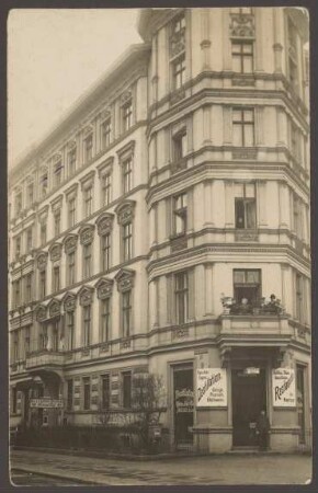 Ansichtskarte Eckgebäude Tempelherrenstraße, Ecke Planufer