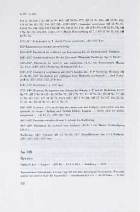 Aa 128. Brevier
