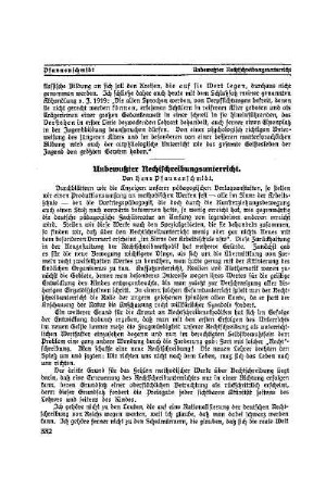 Unbewußter Rechtschreibungsunterricht
