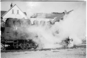 Lok 16, Abschlammen, Bahnhof Burladingen, seit 1997 nicht mehr besetzt