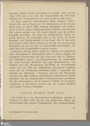 Durch Kampf zum Sieg