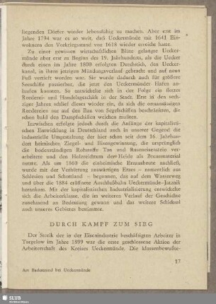 Durch Kampf zum Sieg