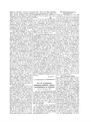 Die 27. allgemeine schleswig-holstein. Lehrerversammlung in Oldesloe : [(Schluß folgt)]