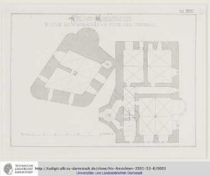 Schloss Hermannstein : IIr Stock des Wohnhauses u. Ir Stock des Thurmes