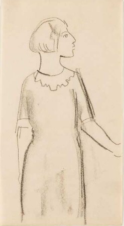 Frau im Kleid