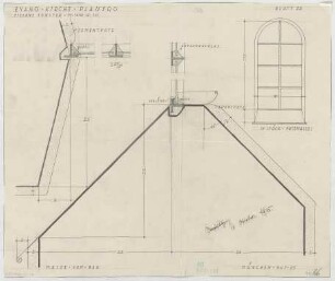 Fischer, Theodor; Planegg bei München (Bayern); Ev. Waldkirche - Eiserne Fenster (Ansicht, Details)