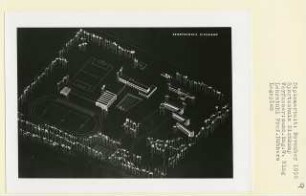 Sportschule Eichkamp, Berlin-Westend (Diplomarbeit bei Kurt Dübbers): Lageplan