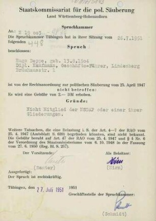 Deppe, Hugo