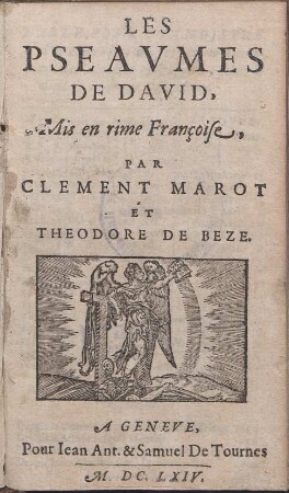 Les Pseavmes De David : Mis en rime Françoise