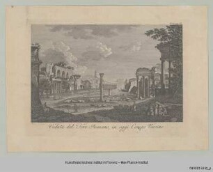 Vedute des Forum Romanum in Rom