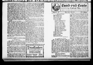 Land und Leute der Grafschaft Mörs. 1919-1937