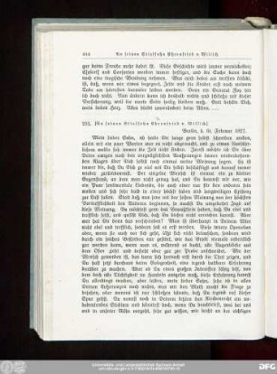 233. [An seinen Stiefsohn Ehrenfried v. Willich.]