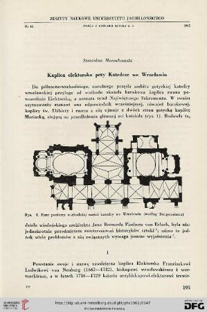 1: Kaplica elektorska przy Katedrze we Wrocławiu