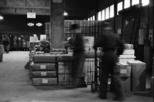 Schaffhausen: Bahnhof Schaffhausen; deutsch-schweizerische Zollabfertigung, Güterbahnhof