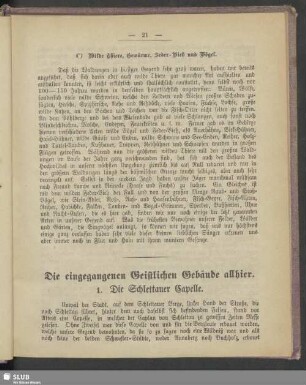 Die eingegangenen Geistlichen Gebäude allhier
