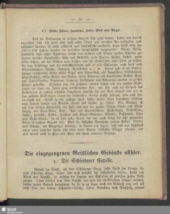 Die eingegangenen Geistlichen Gebäude allhier