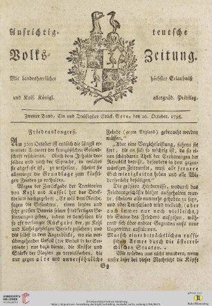 Zweiter Band. Ein und Dreißigstes Stück