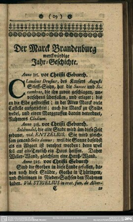 Der Marck Brandenburg merckwürdige Jahr-Geschichte