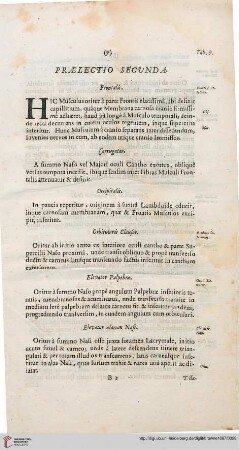 Praelectio secunda