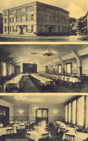 Volkshaus Detmold. Detmold. Lagesche Straße 66. Anfang der 30er Jahre