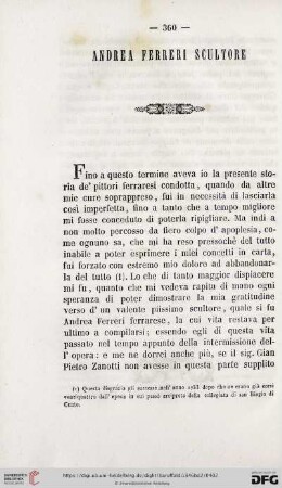 Andrea Ferreri, scultore