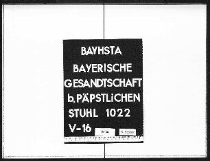 Die Lösung der römischen Frage II