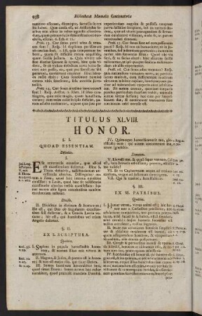 938-940, LXVIII. Honor