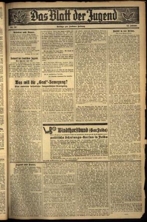 Zweite Ausgabe vom Mittwoch, den 18. Januar 1933.