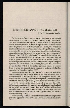 190-199, Gundert's grammar of Malayalam