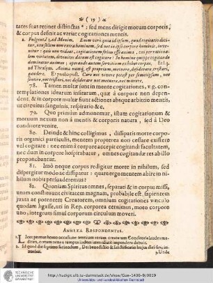Annexa Respondentis