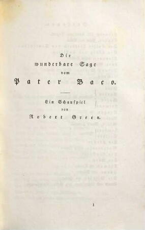 Shakspeare's Vorschule, 1