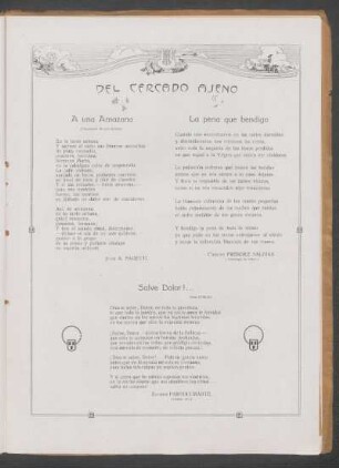 A una amazona : (Fragmento de una epístola)