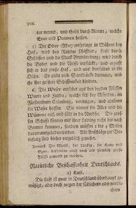 Natürliche Beschaffenheit Deutschlands