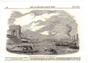 Great boat-race for the championship of the Thames and 400 BP
