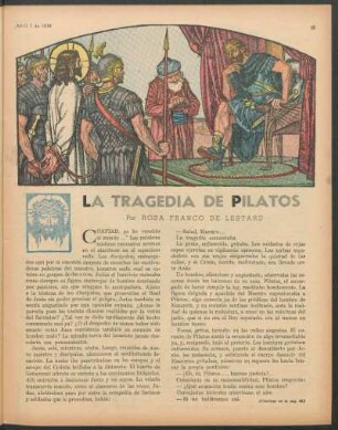 La tragedia de Pilatos