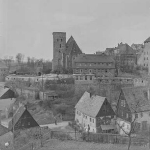 Bautzen : Blick auf Michaeliskirche, Mühltor und Pfarrei