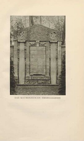 Das rathenausche Erbbegräbnis