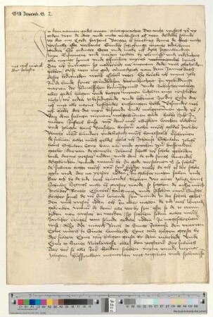Testament des Bürgers Cordt Karstens, besiegelt durch die Ratsmannen Hans Cruse und Lutke van Dassel.