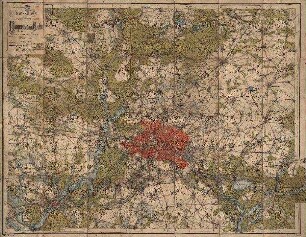 Kiessling's grosse Special-Karte der Umgegend von Berlin