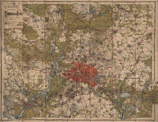 Kiessling's grosse Special-Karte der Umgegend von Berlin