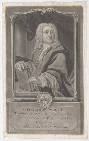 Bildnis des Christianus Wolfius