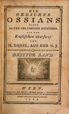 Die Gedichte Ossians : eines alten celtischen Dichters, 3