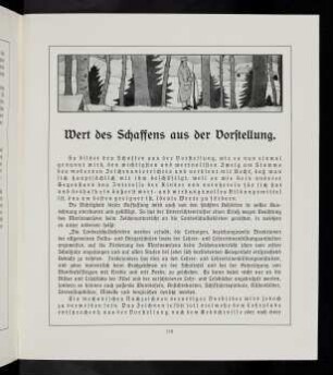 119-120, Wert des Schaffens aus der Vorstellung