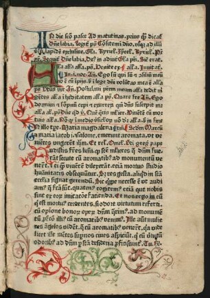 Proprium de tempore. Pars aestivalis