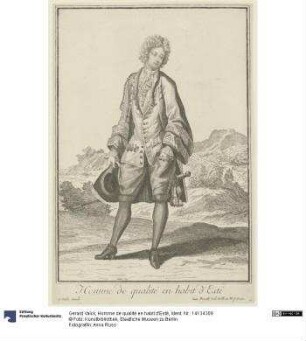 Homme de qualité en habit d'Esté