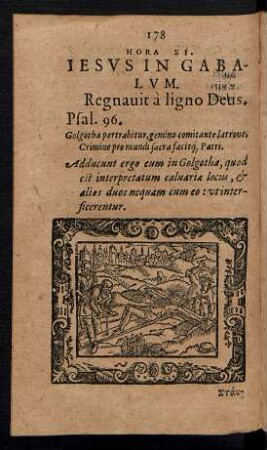 Hora XI. Iesus In Gabalum.