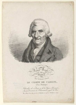 Bildnis des Jean Dominique de Cassini