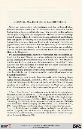 Deutsche Malerei des 15. Jahrhunderts