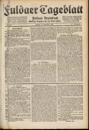 Ausgabe vom Freitag, den 02. Dezember 1921.